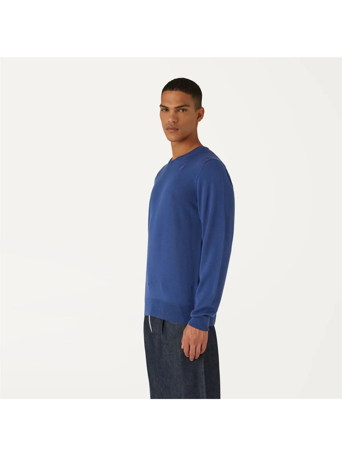 K-WAY Maglione Uomo Sebastien merino K6113BW 777 Blu - Image 5