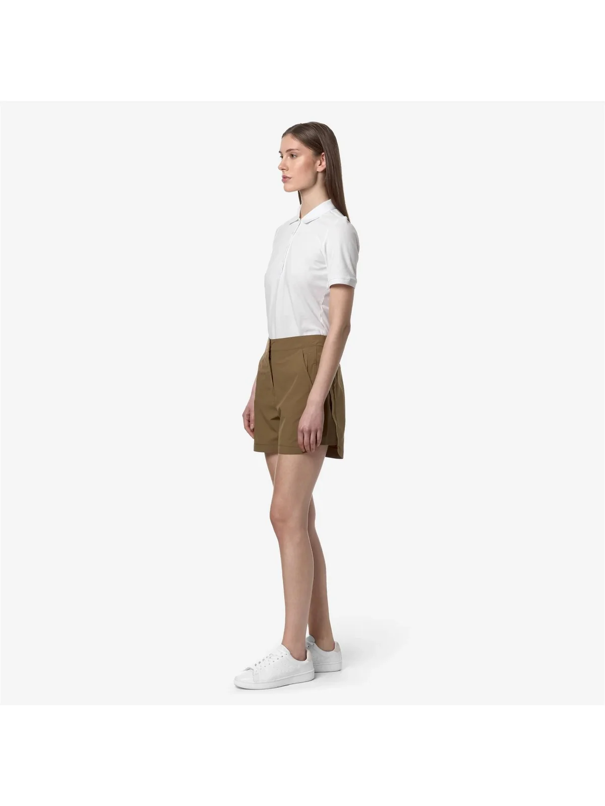 K-WAY Pantaloncino Donna Annise K81328W 045 Marrone - Image 5