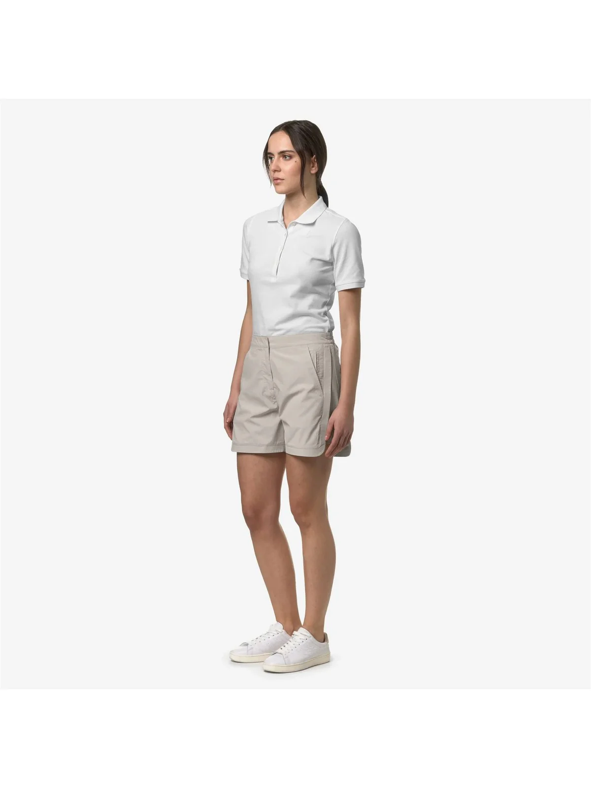 K-WAY Pantaloncino Donna Annise K81328W 634 Beige - Image 4