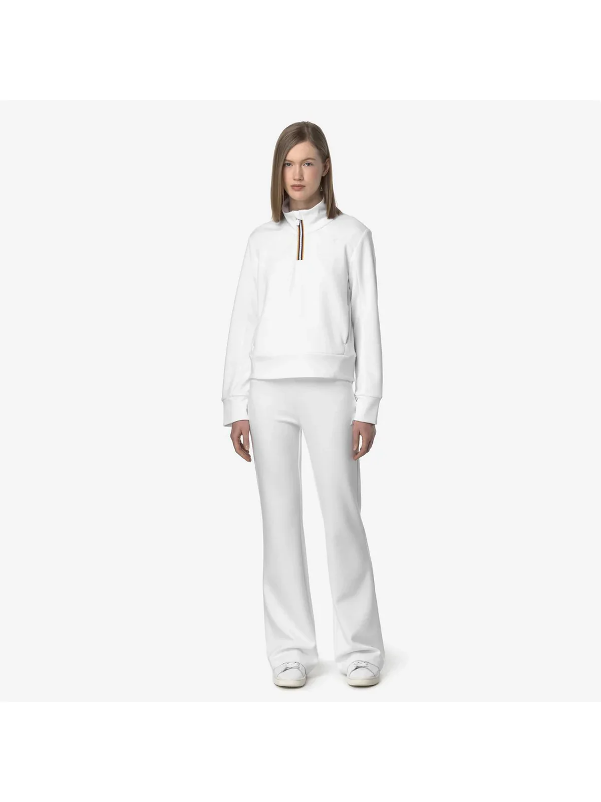 K-WAY Pantalone Donna JENNY LIGHT SPACER K2123NW 001 Bianco - Image 3