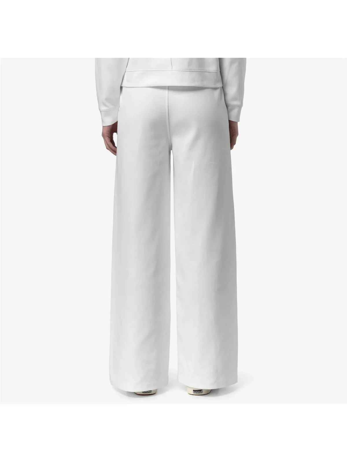 K-WAY Pantalone Donna LOYRE INTERLOCK K2133MW 001 White - White - Image 2