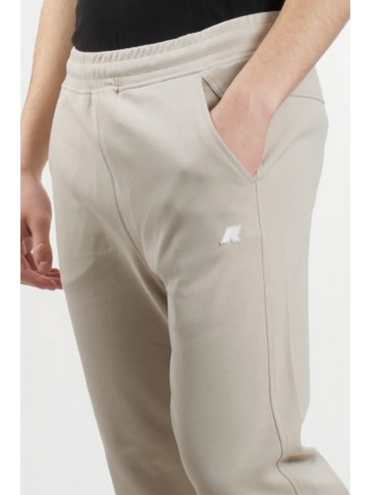 K-WAY Pantalone Uomo ITON INTERLOCK K8132QW 634 Beige - Image 2
