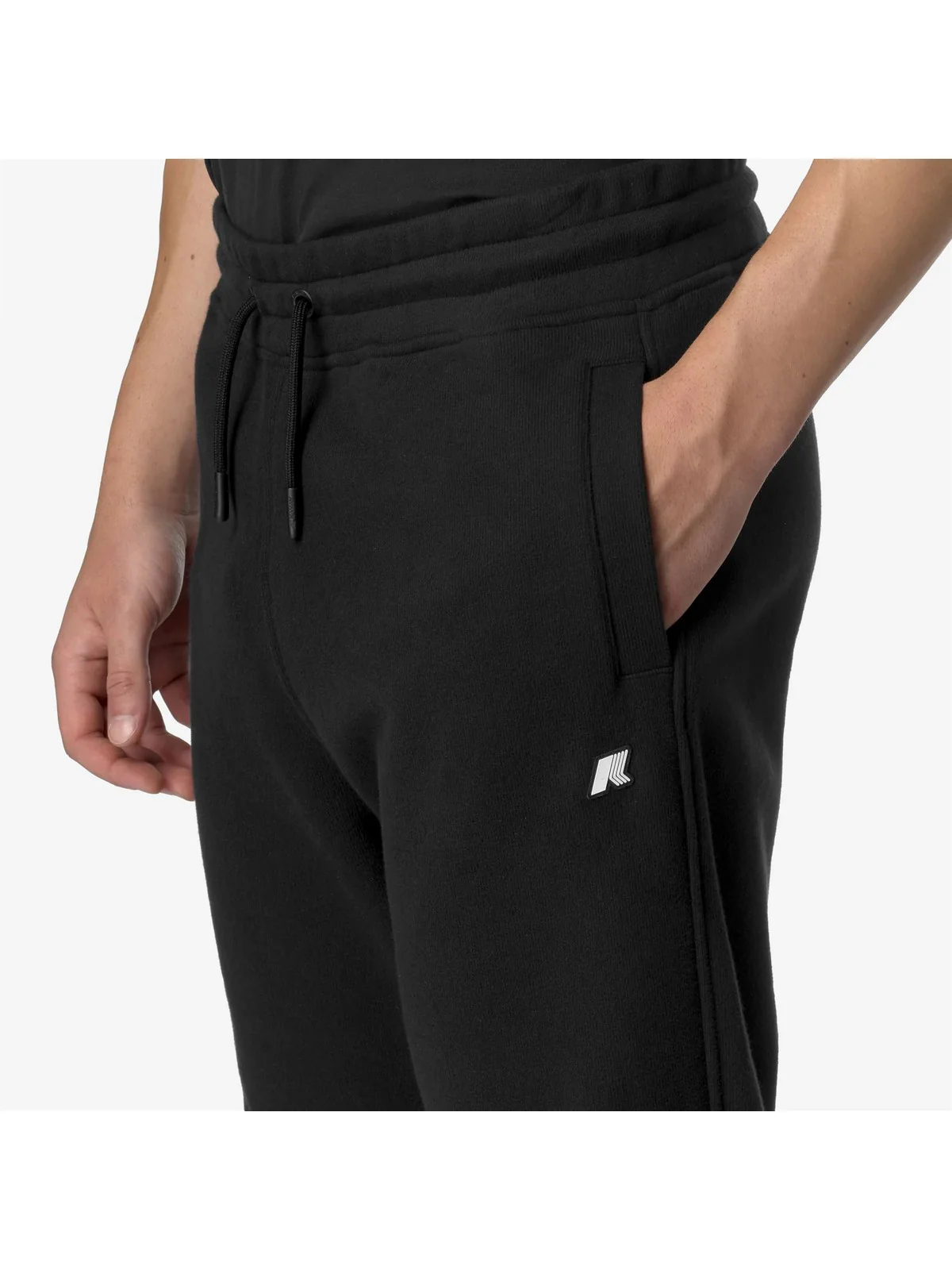 K-WAY Pantalone Uomo MICKYEL HEAVY FLEECE K2126LW USY Nero - Image 2