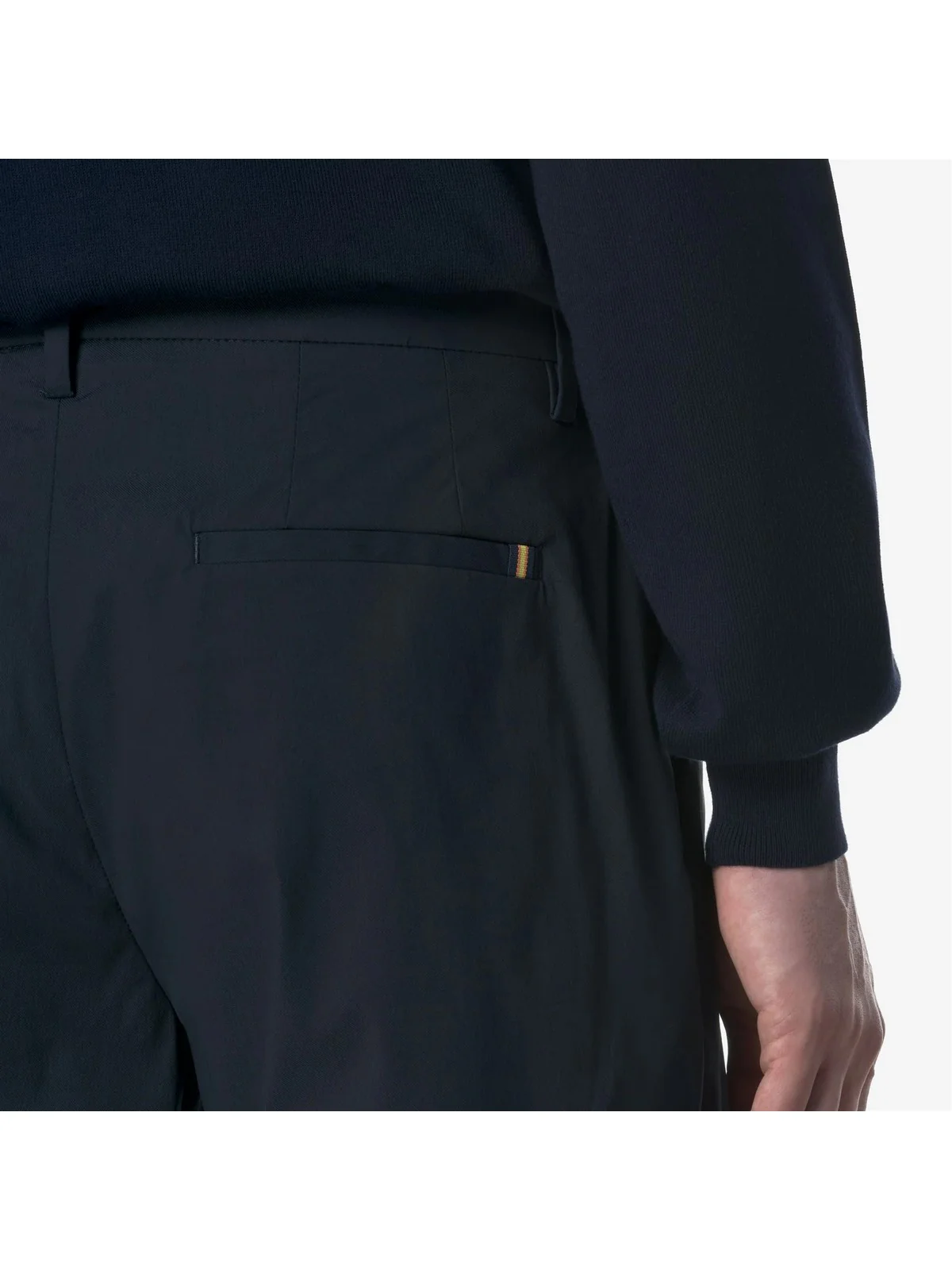 K-WAY Pantalone Uomo RALPH TWILL TECH K61369W K89 BLUE DEPTH - Image 5