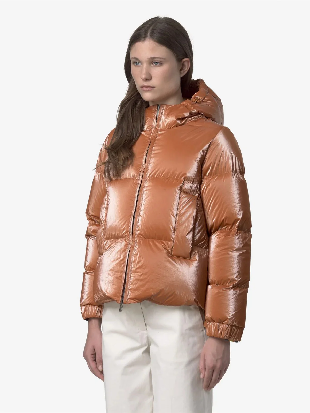K-WAY Piumino Donna LETHILLE THERMO PEARLY K7136MW B3X ORANGE - Image 3
