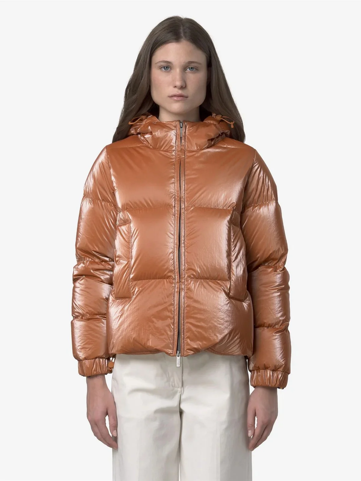 K-WAY Piumino Donna LETHILLE THERMO PEARLY K7136MW B3X ORANGE - Image 4