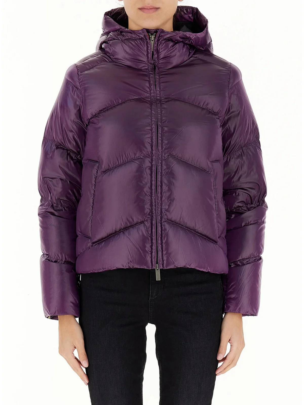 K-WAY Piumino Donna NINEV CRYSTAL CHINTZ THERMO HE K8136HW ARH Viola - Image 2