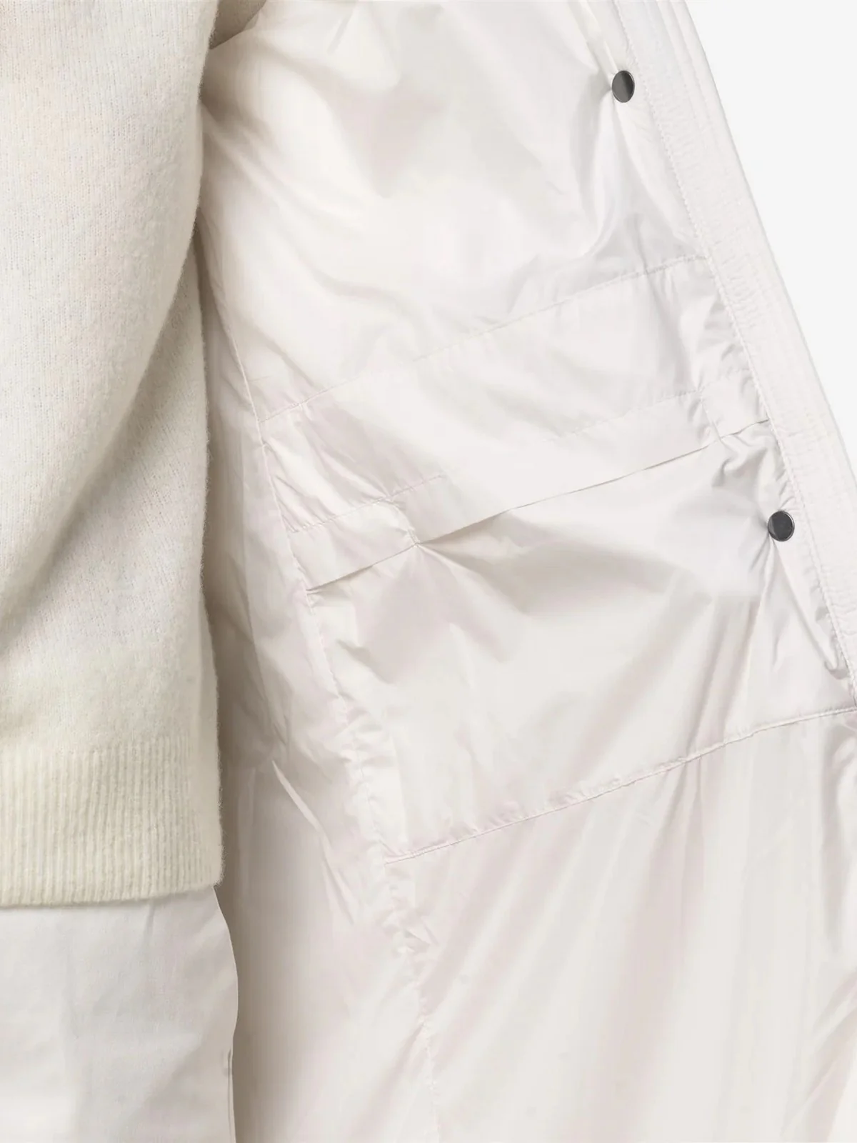 K-WAY Piumino Donna RUENNE THERMO MICROFIBER K7136JW B2Z WHITE GARDENIA COMBO - Image 5