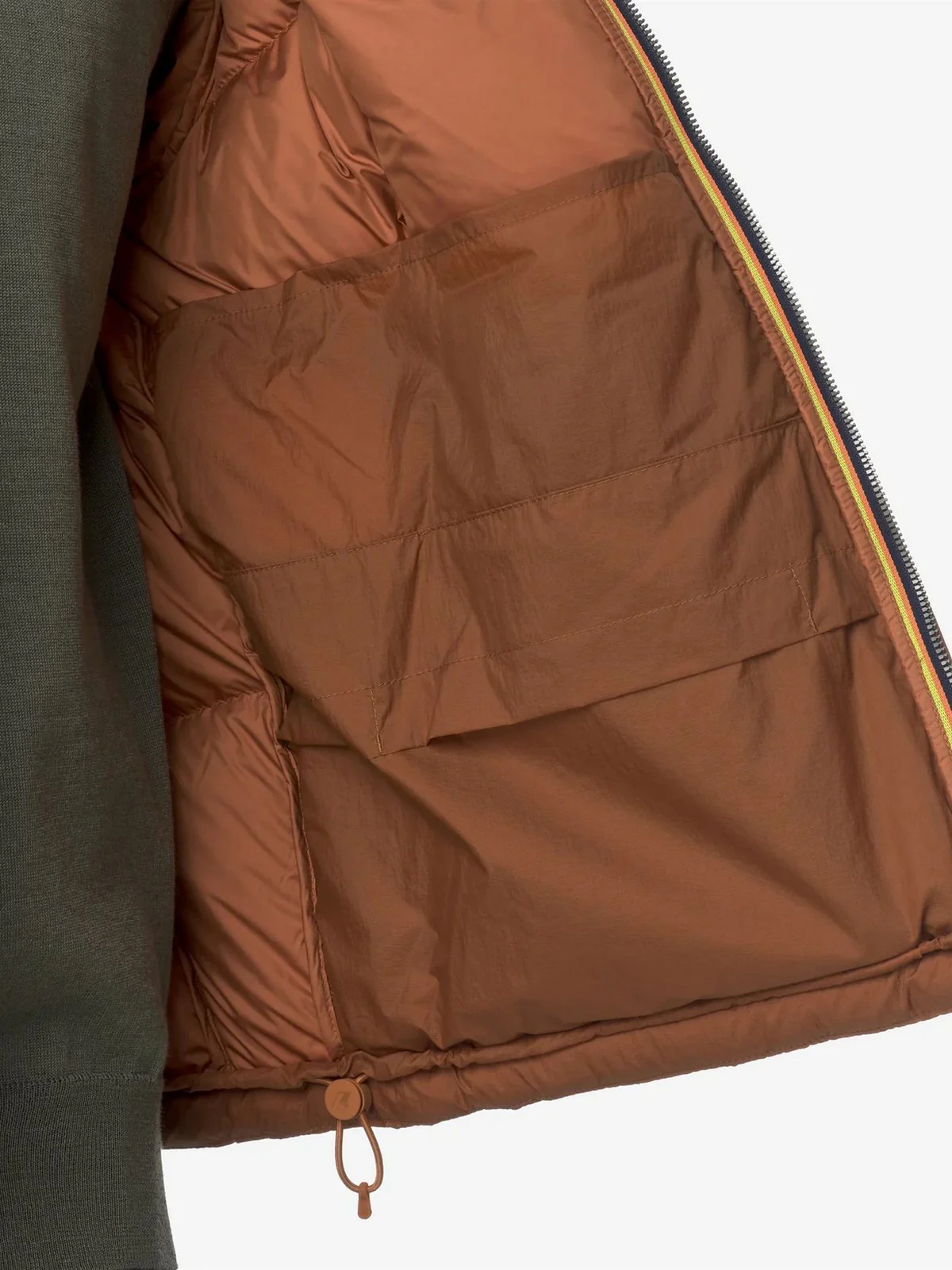 K-WAY Piumino Uomo QUILL THERMO LIGHT RIPSTOP K7136GW B3X ORANGE - Image 5