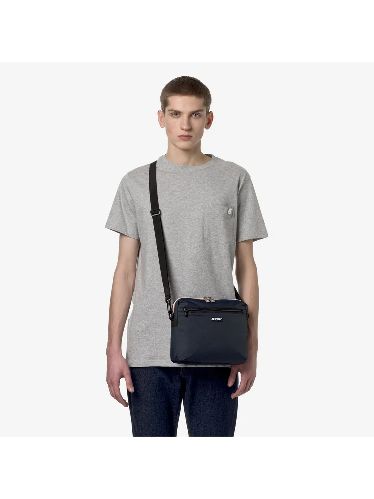 K-WAY Pochette Unisex adulto MOIRE K8125RW K89 BLUE DEPTH - Image 3