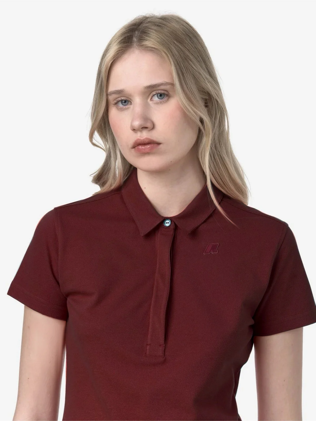K-WAY Polo Donna AMEDEA PIQUE K1127GW WNM Rosso - Image 5