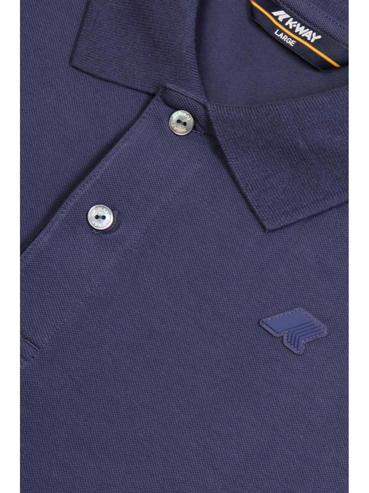 K-WAY Polo Uomo AMEDEE PIQUE K5127BW 867 Blu - Image 3