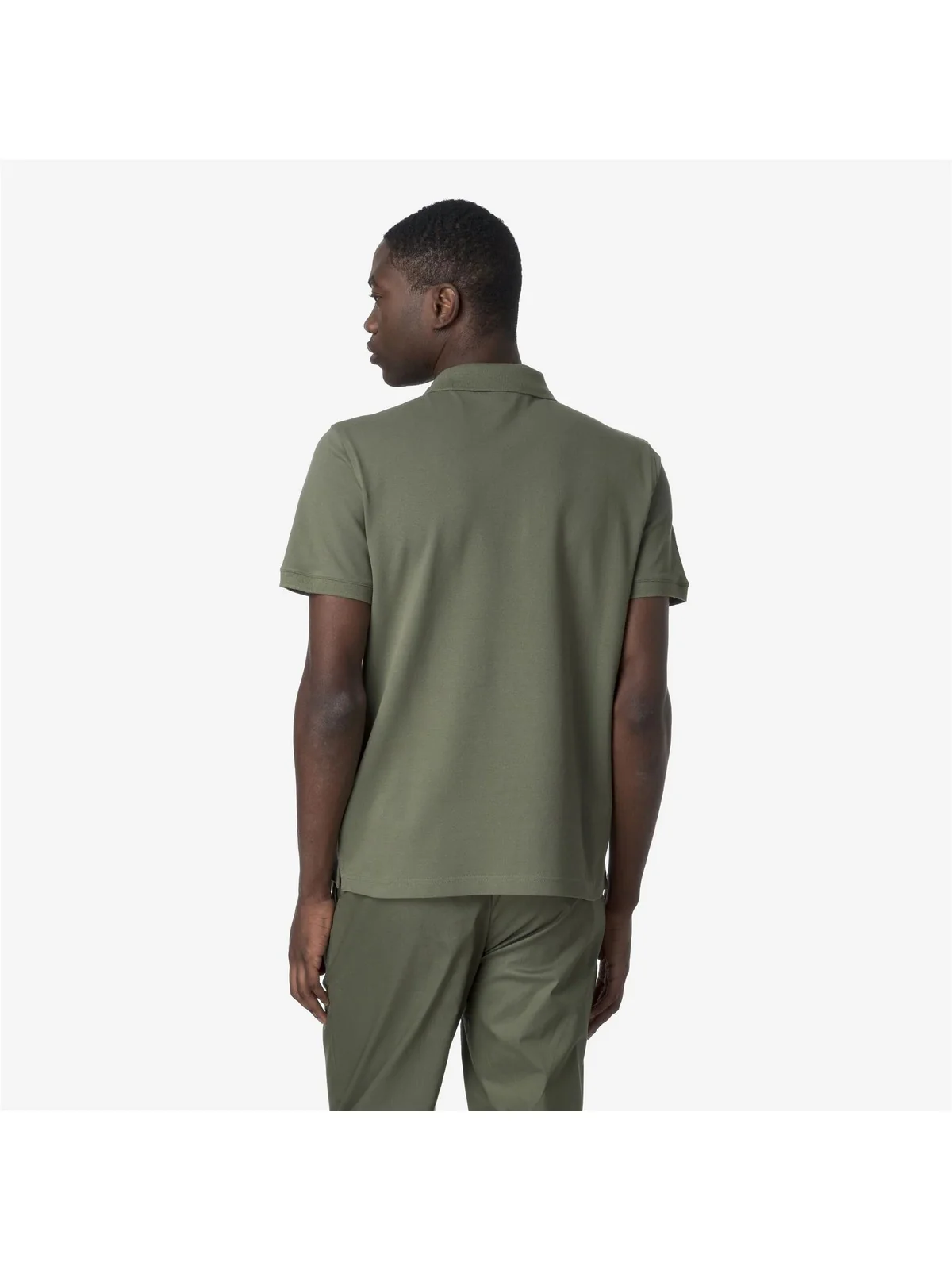 K-WAY Polo Uomo AMEDEE PIQUE K5127BW V15 Green Lichen - Image 2