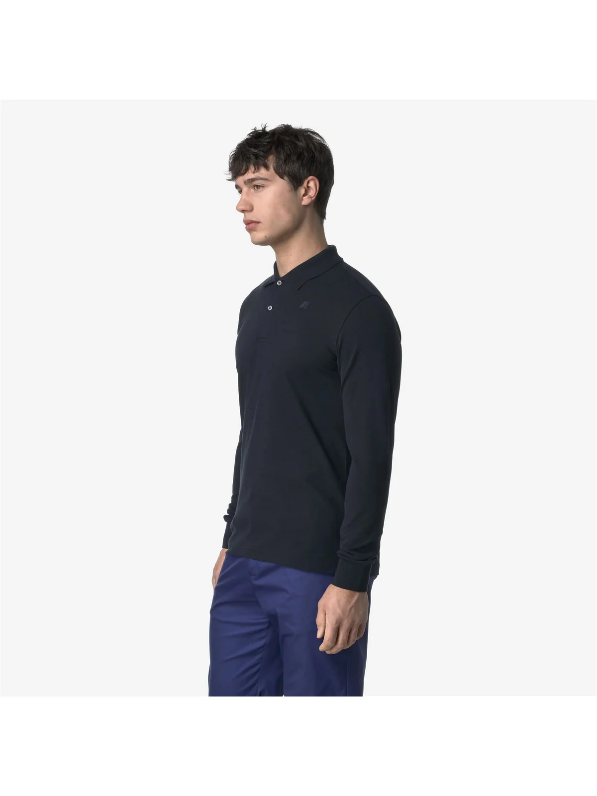 K-WAY Polo Uomo MONJU PIQUE K1125GW K89 BLUE DEPTH - Image 3