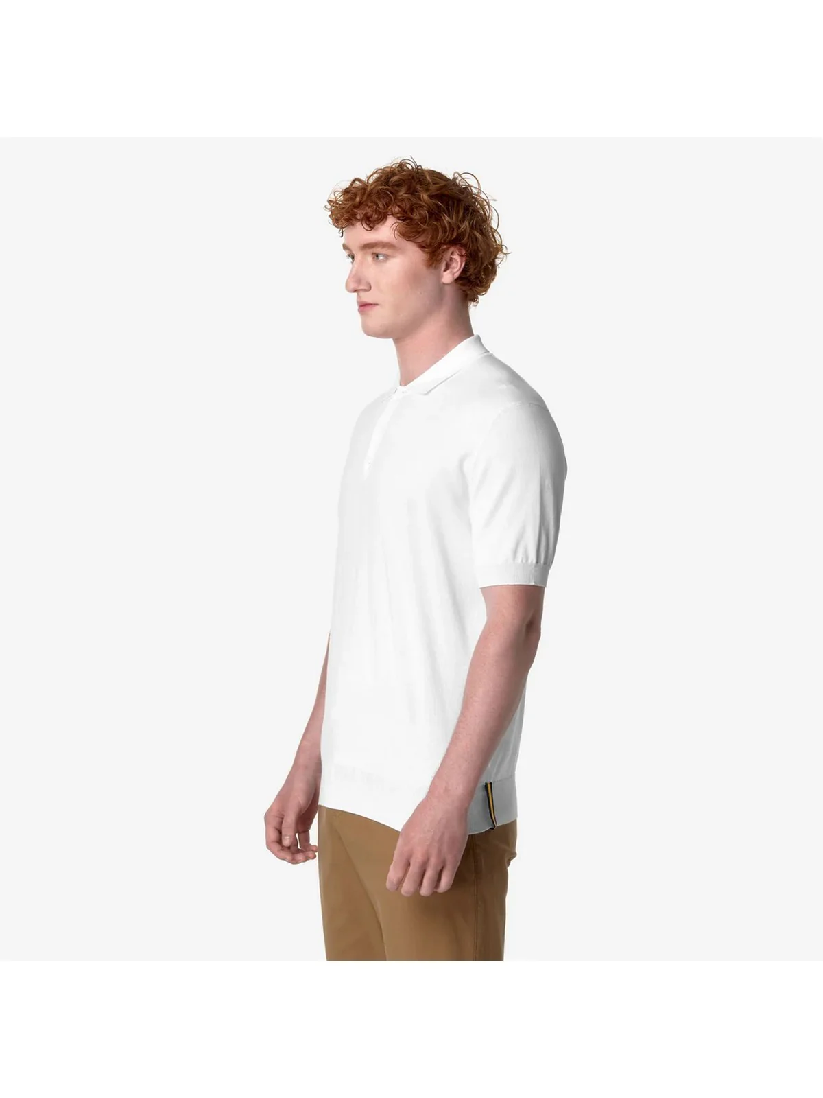 K-WAY Polo Uomo Pleyne K4126RW 001 WHITE - Image 2