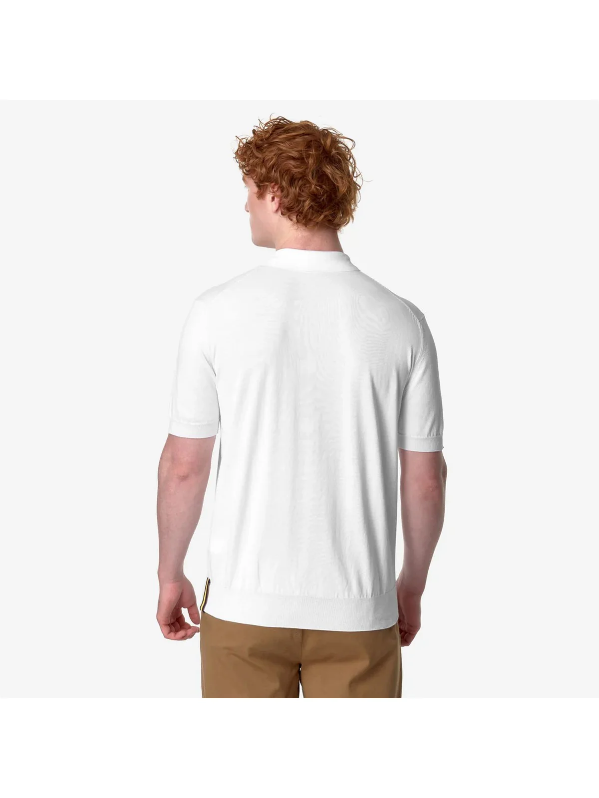 K-WAY Polo Uomo Pleyne K4126RW 001 WHITE - Image 4