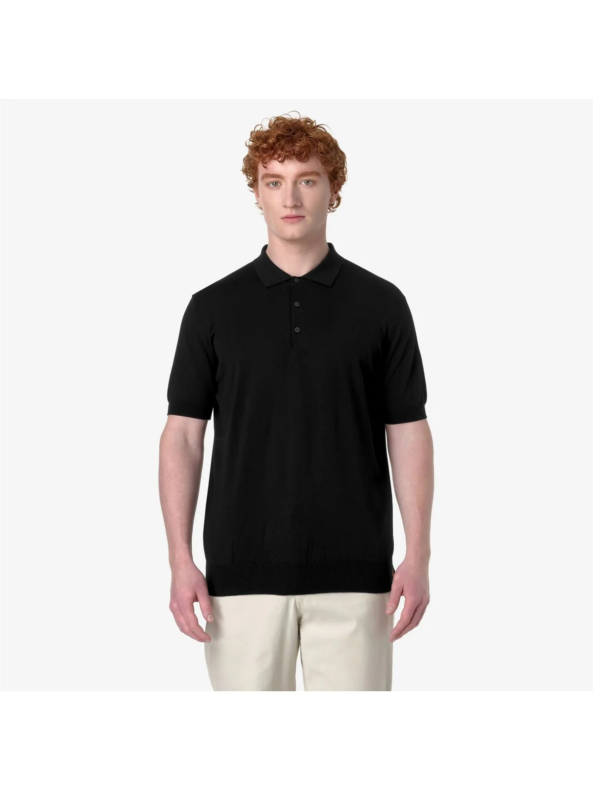 K-WAY Polo Uomo Pleyne K4126RW USY BLACK PURE - Image 2