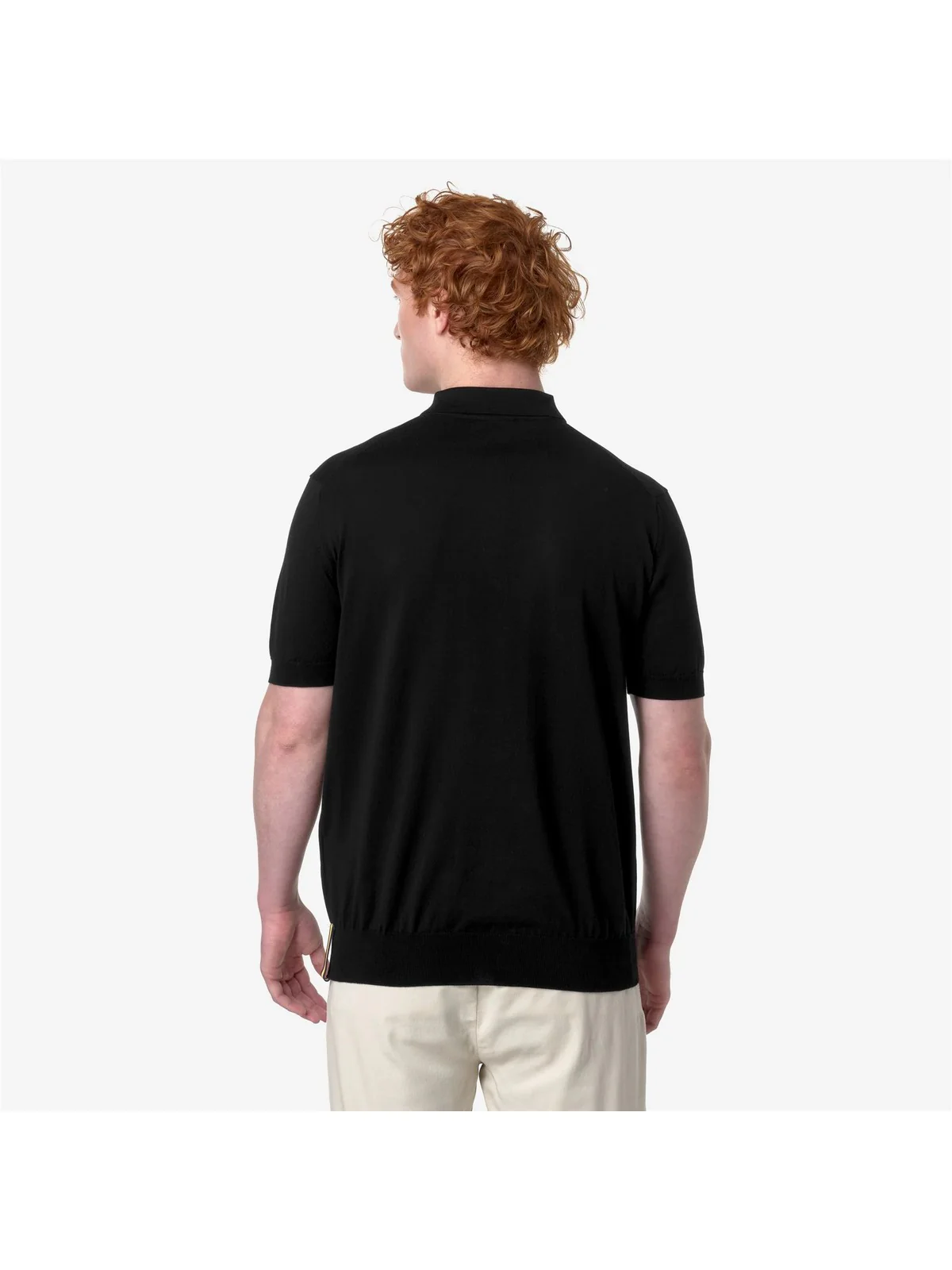 K-WAY Polo Uomo Pleyne K4126RW USY BLACK PURE - Image 3