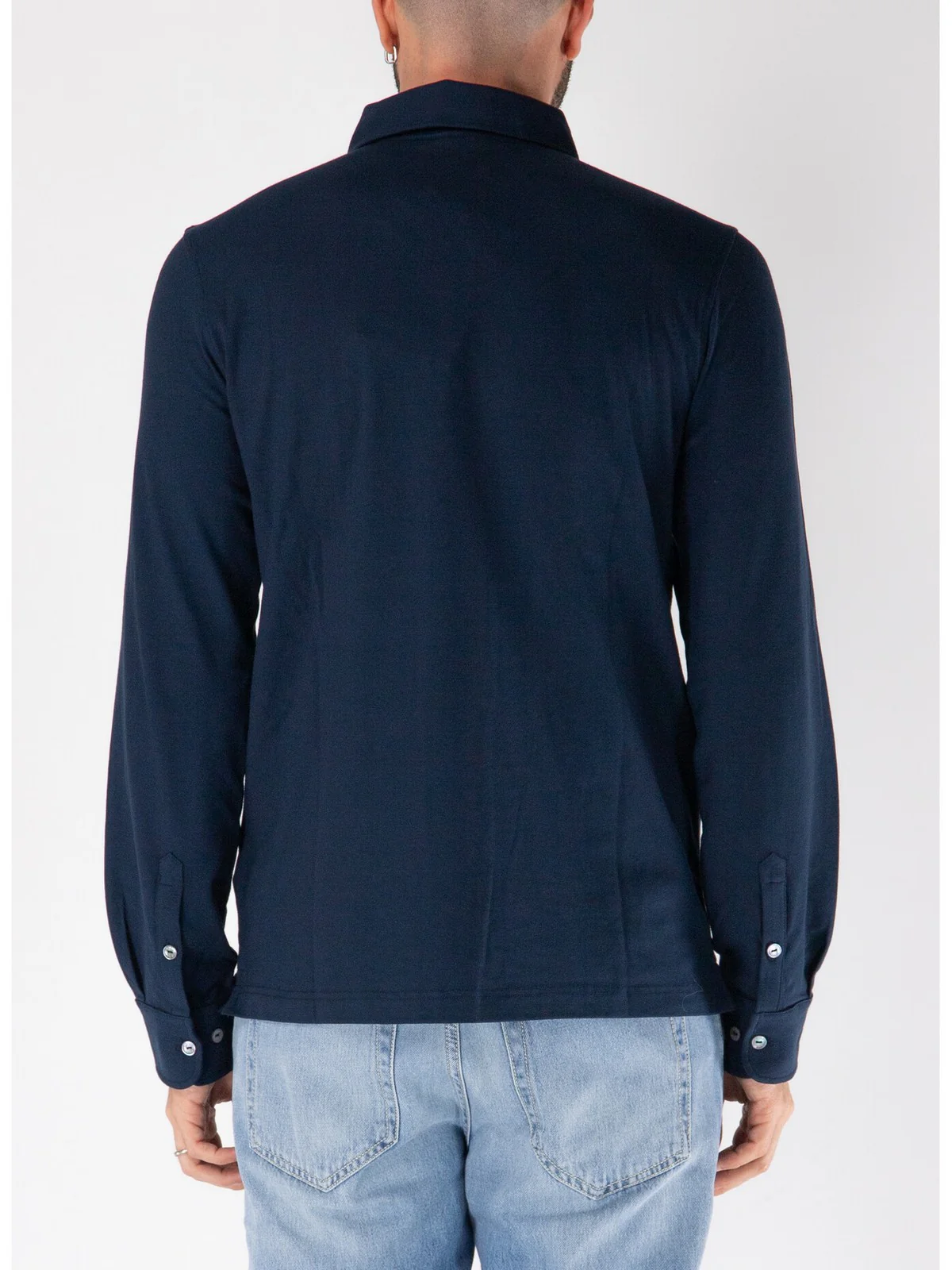 K-WAY Polo Uomo TIBERE ICE COTTON K5135JW K89 BLUE DEPTH - Image 5