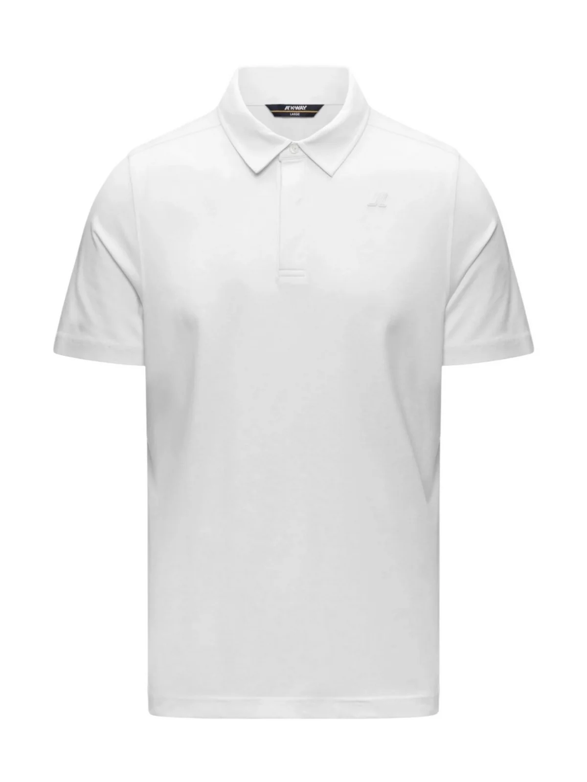 K-WAY Polo Uomo VIGGO LIGHT STRETCH JERSEY K5134FW 001 White - White