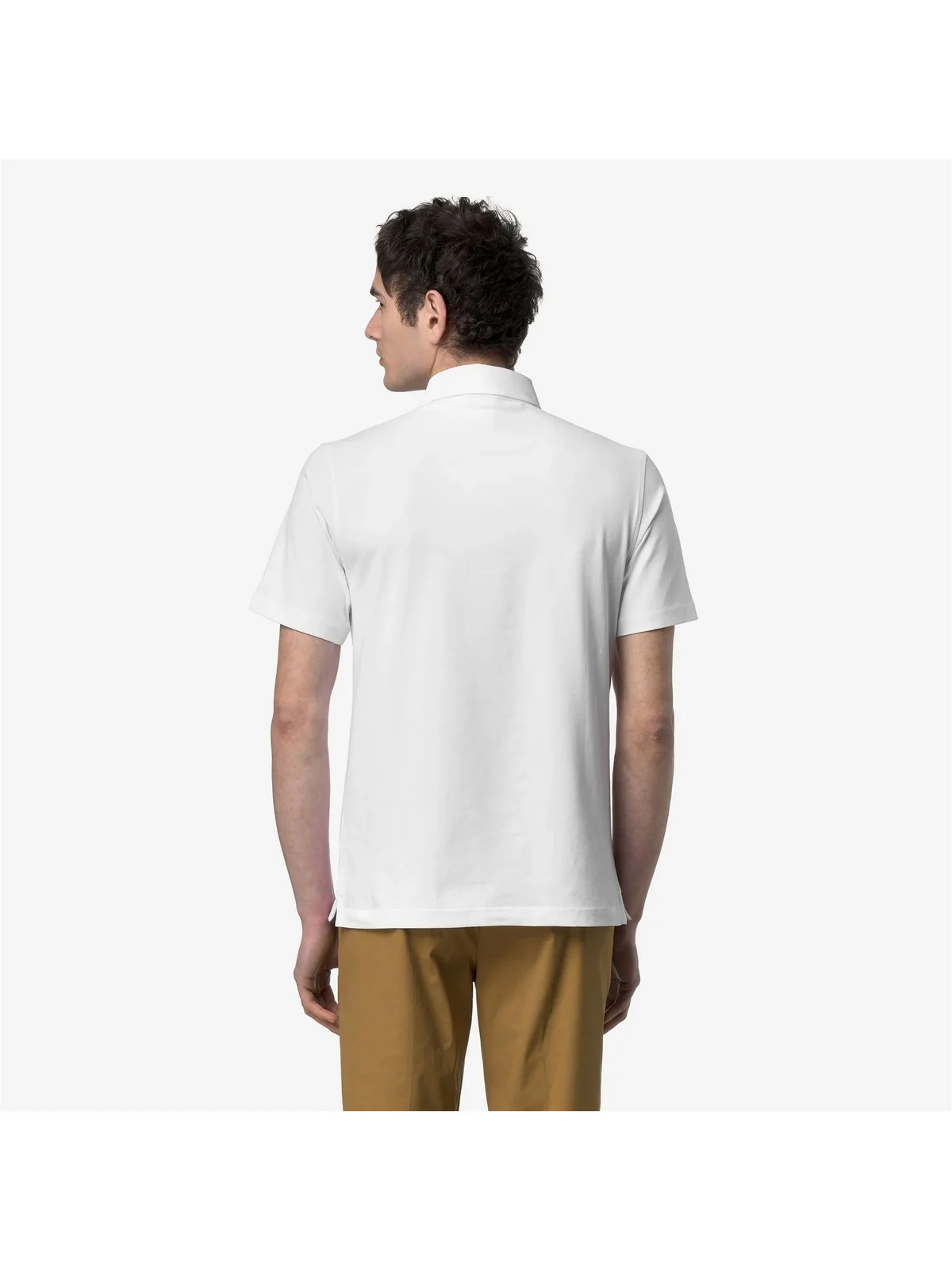 K-WAY Polo Uomo VIGGO LIGHT STRETCH JERSEY K5134FW 001 White - White - Image 2