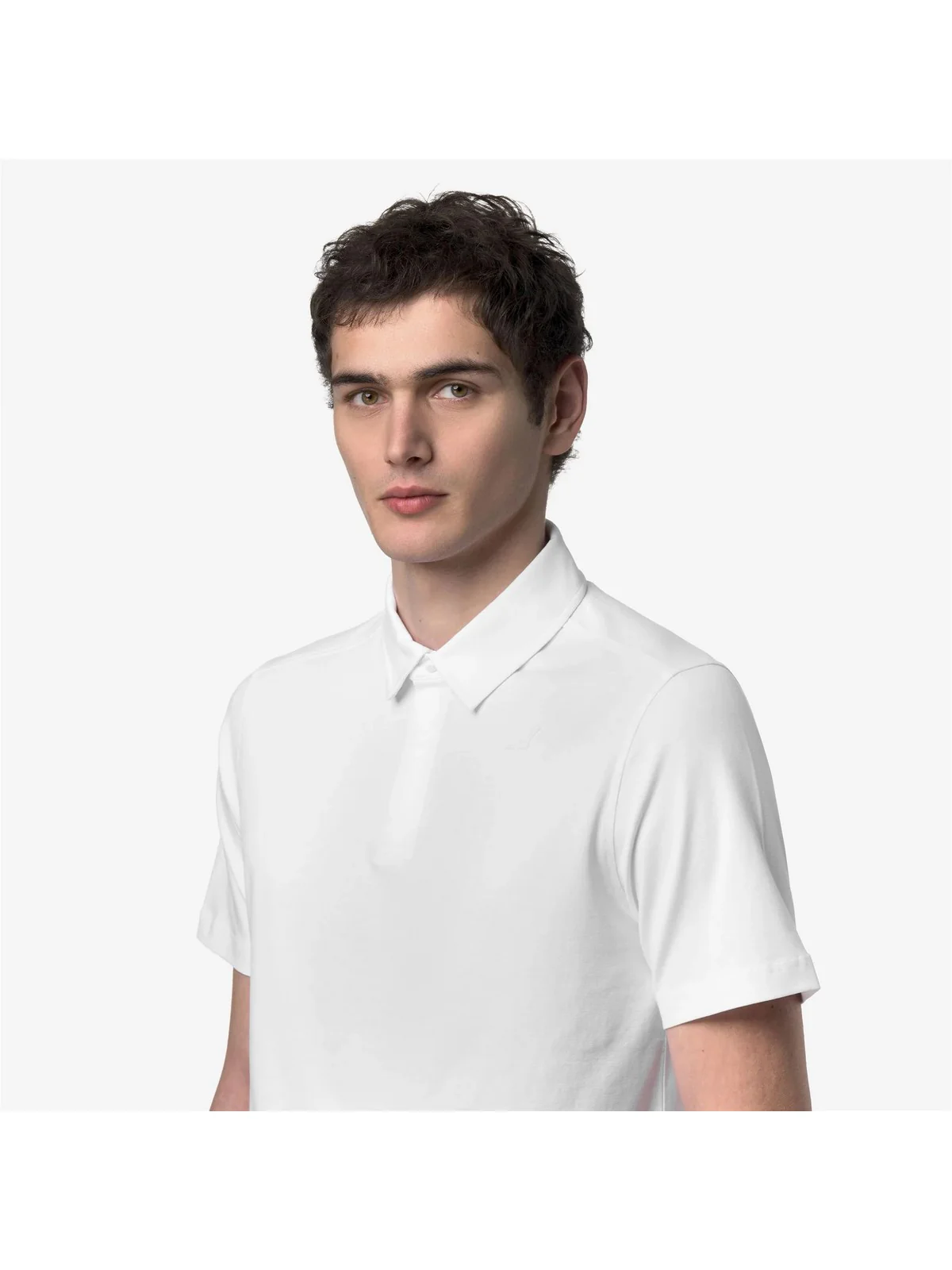 K-WAY Polo Uomo VIGGO LIGHT STRETCH JERSEY K5134FW 001 White - White - Image 5