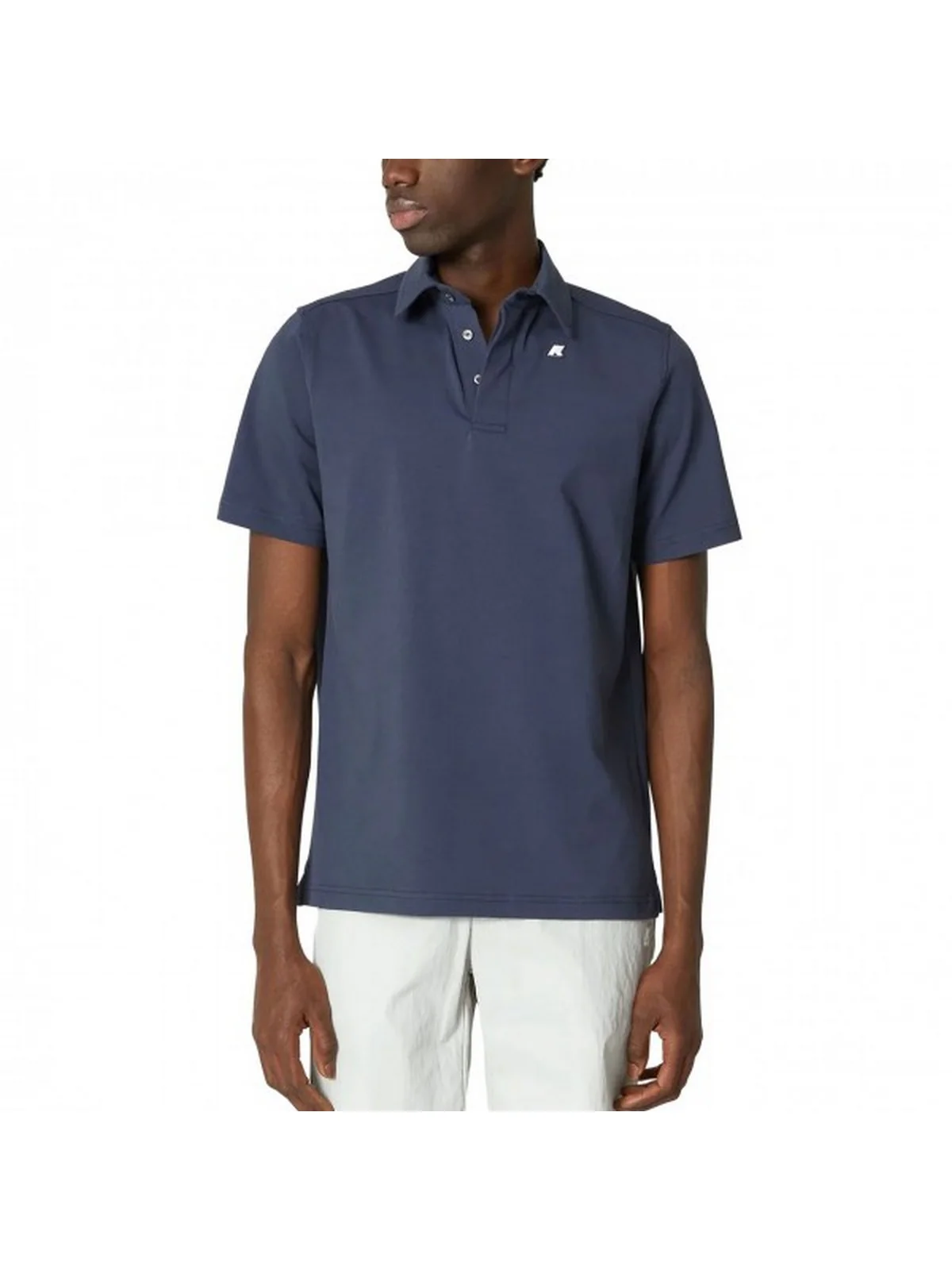 K-WAY Polo Uomo VINCELLE LIGHT STRETCH JERSEY K61419W K89 Blu - Image 3