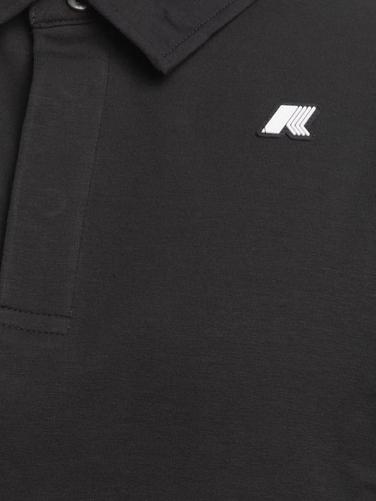 K-WAY Polo Uomo VINCELLE LIGHT STRETCH JERSEY K61419W USY BLACK PURE - Image 5