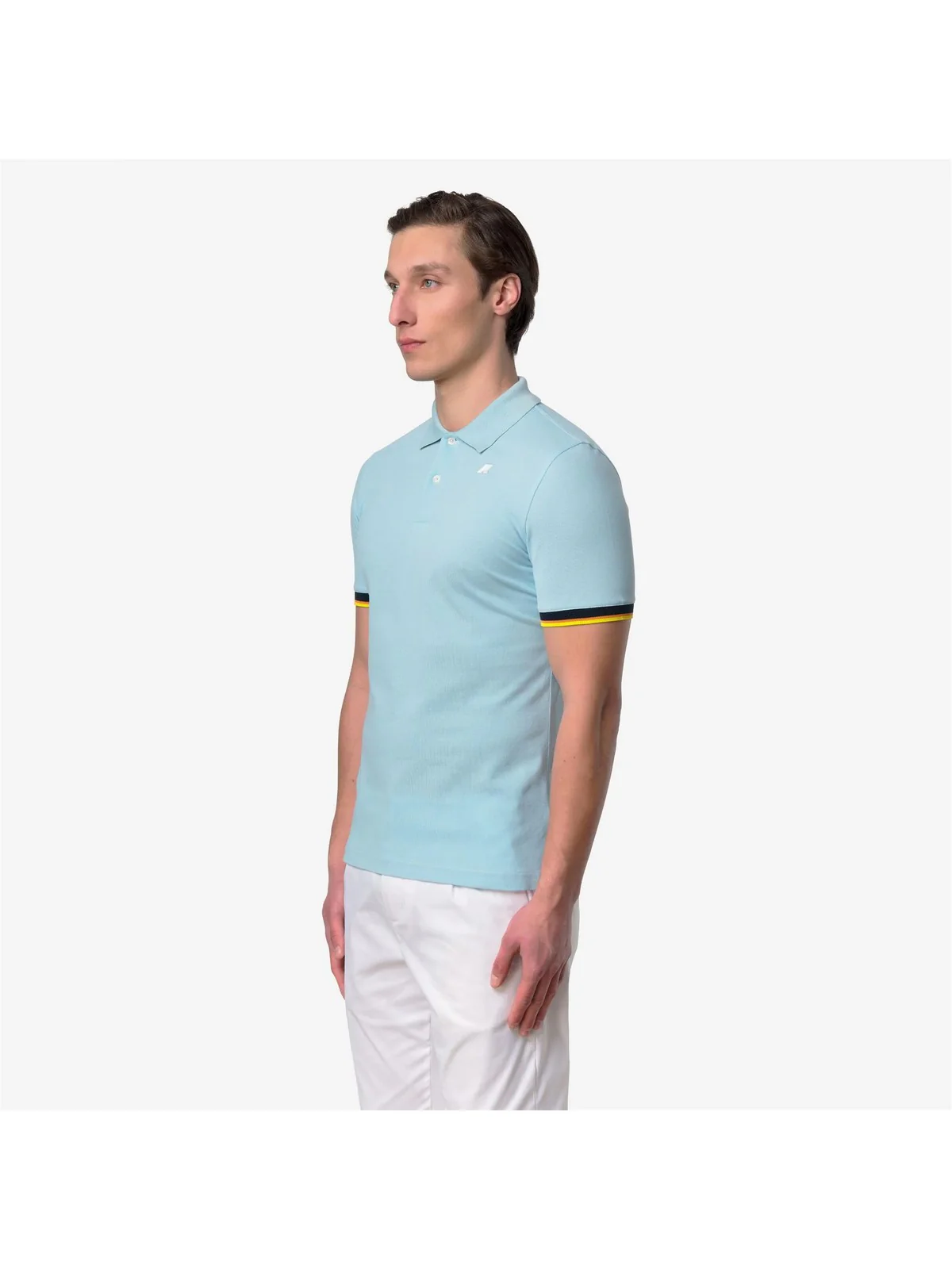 K-WAY Polo Uomo VINCENT PIQUE K1125BW D40 BLUE DREAM - Image 3