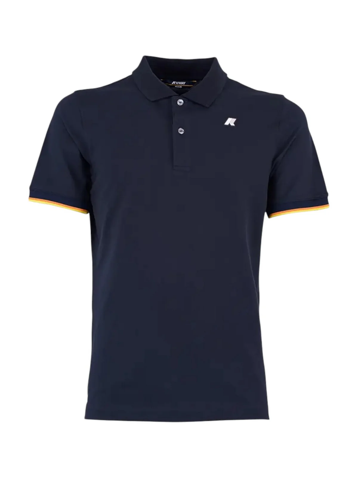 K-WAY Polo Uomo VINCENT PIQUE K1125BW K89 BLUE DEPTH