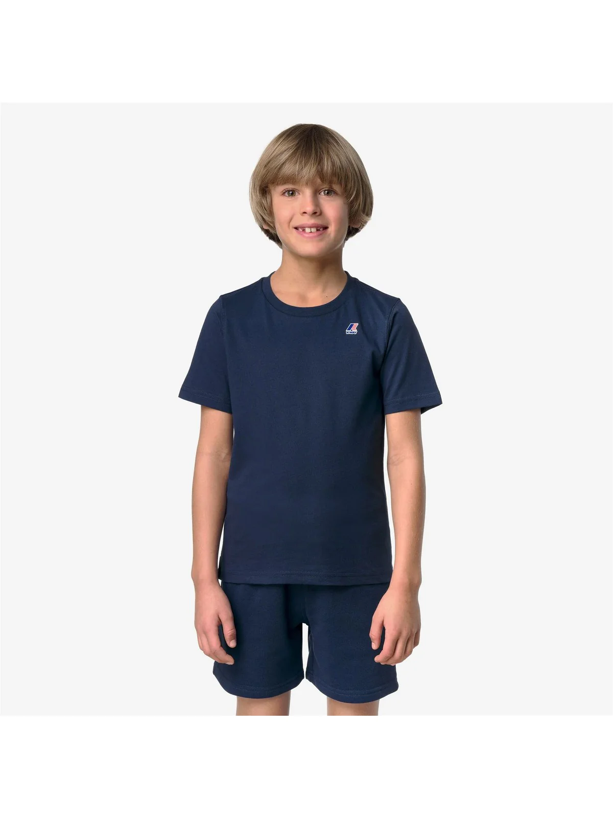 K-WAY KIDS T-shirt Bambini e ragazzi P. LEONIDE K7133YW B67 Blue Insignia - Image 3