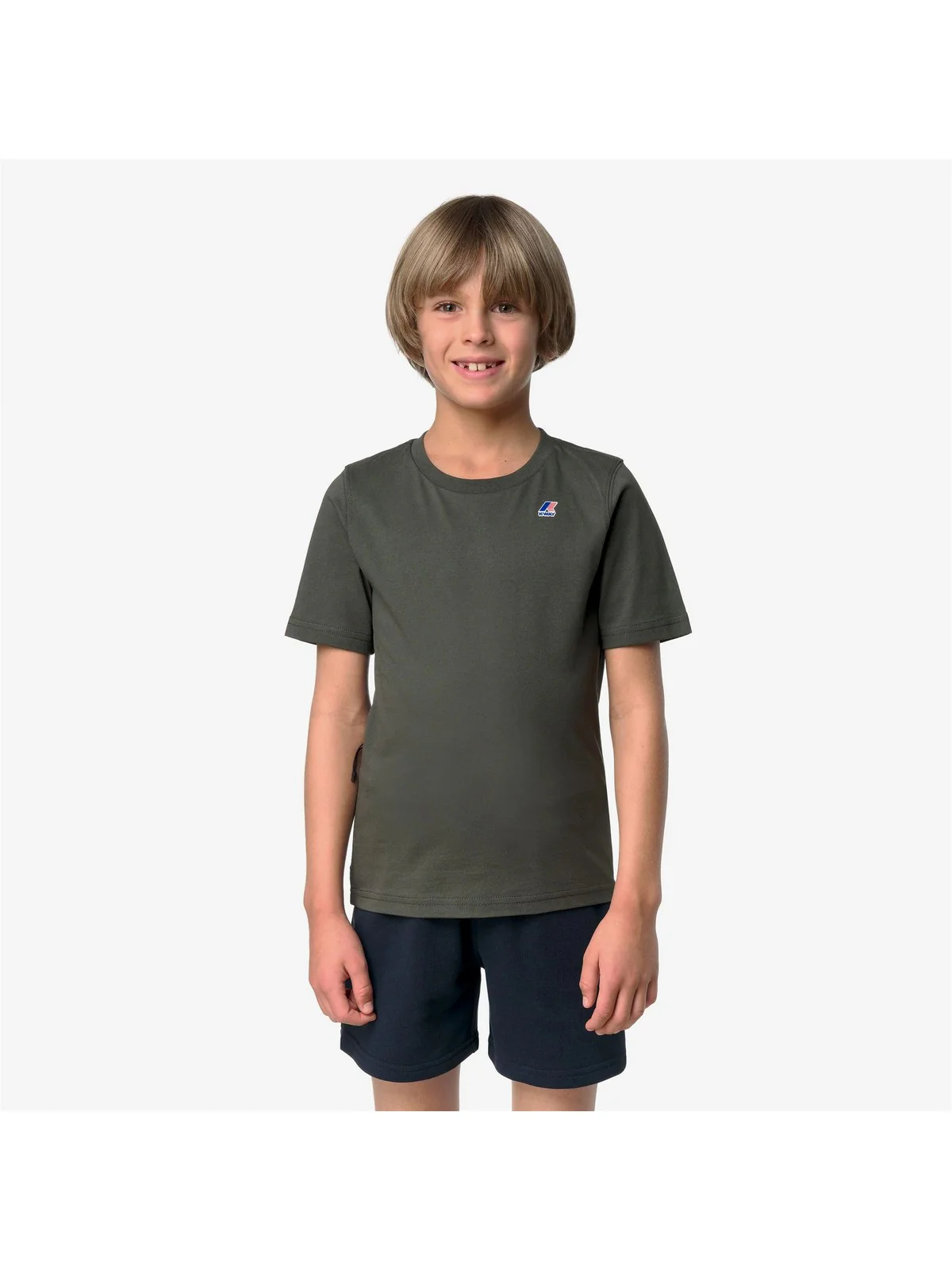 K-WAY KIDS T-shirt Bambini e ragazzi P. LEONIDE K7133YW WMR GREEN BLACKISH - Image 2