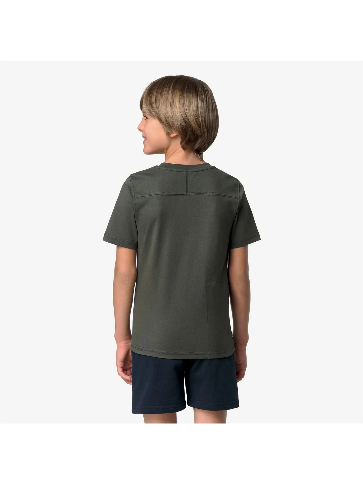 K-WAY KIDS T-shirt Bambini e ragazzi P. LEONIDE K7133YW WMR GREEN BLACKISH - Image 3