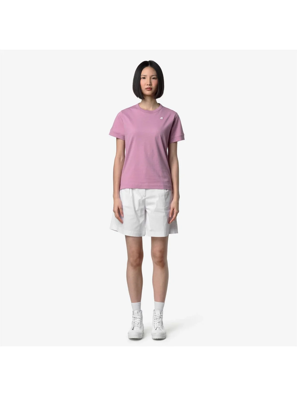 K-WAY T-shirt Donna EMEL JERSEY K2122UW H41 VIOLET GLICINE - Image 3