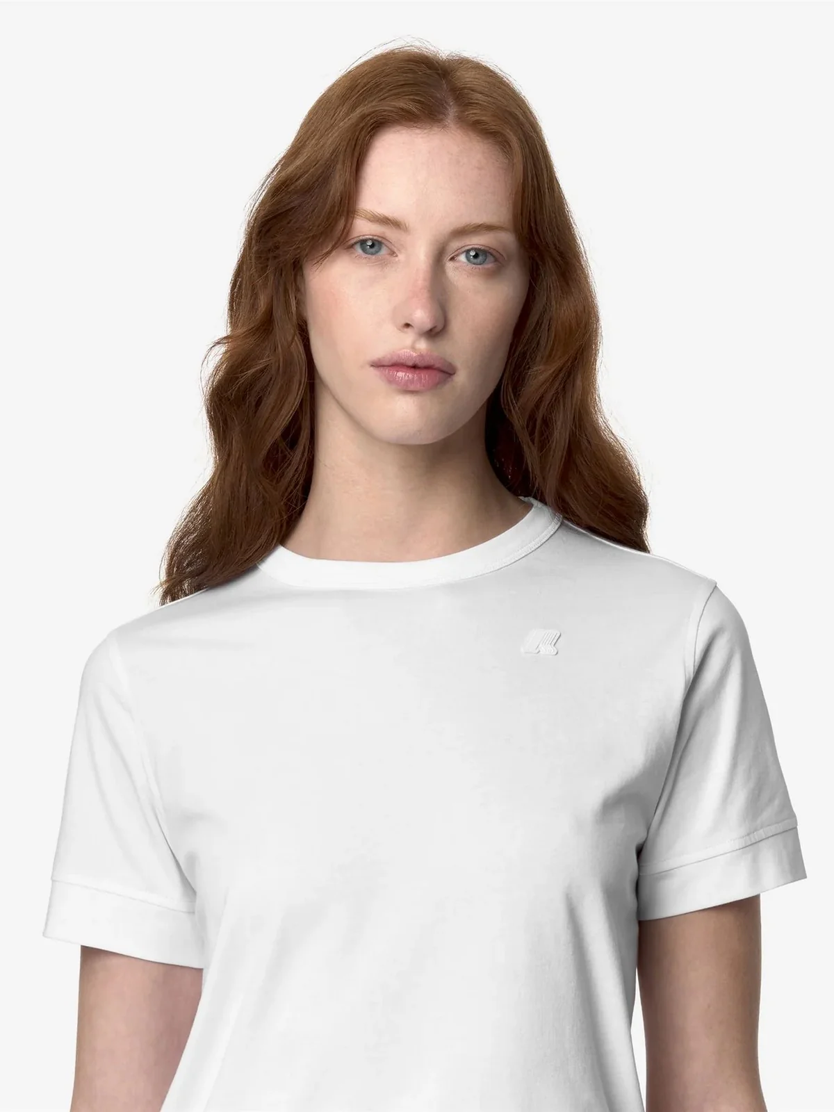 K-WAY T-Shirt e Polo Donna Emel K2122UW 001 WHITE - Image 2