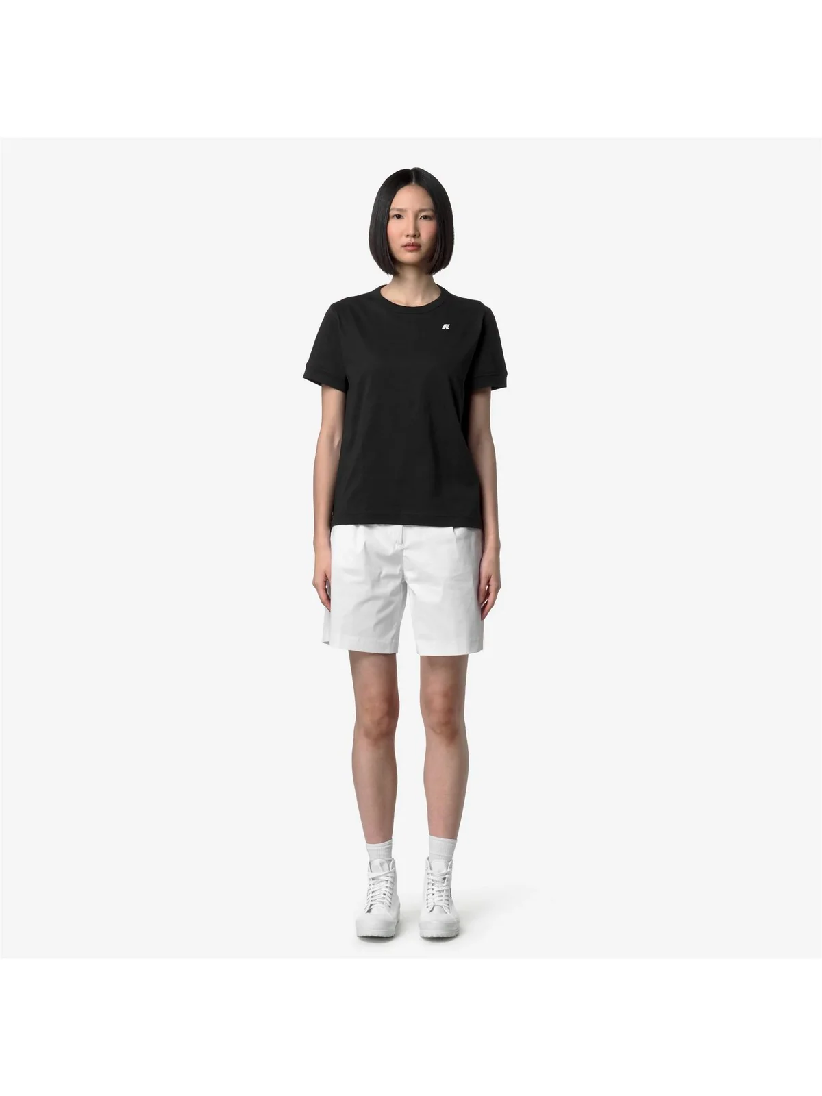 K-WAY T-Shirt e Polo Donna Emel K2122UW USY BLACK PURE - Image 2
