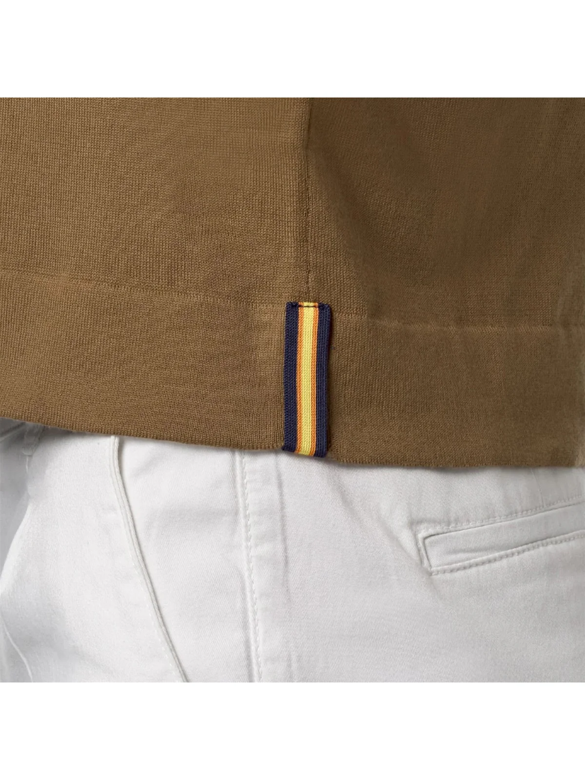K-WAY T-Shirt e Polo Donna Esmer K4126PW 045 Marrone - Image 3