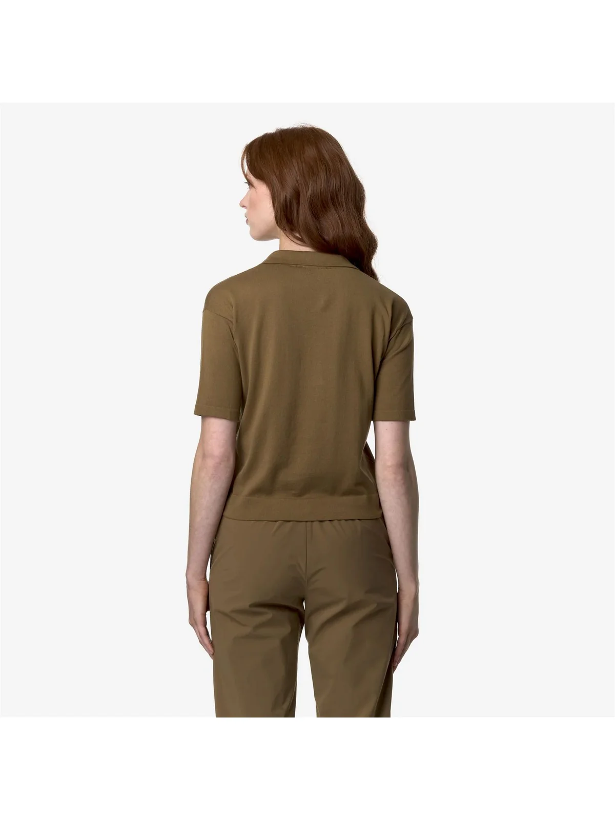 K-WAY T-Shirt e Polo Donna Marlhes K4123RW 045 Marrone - Image 4