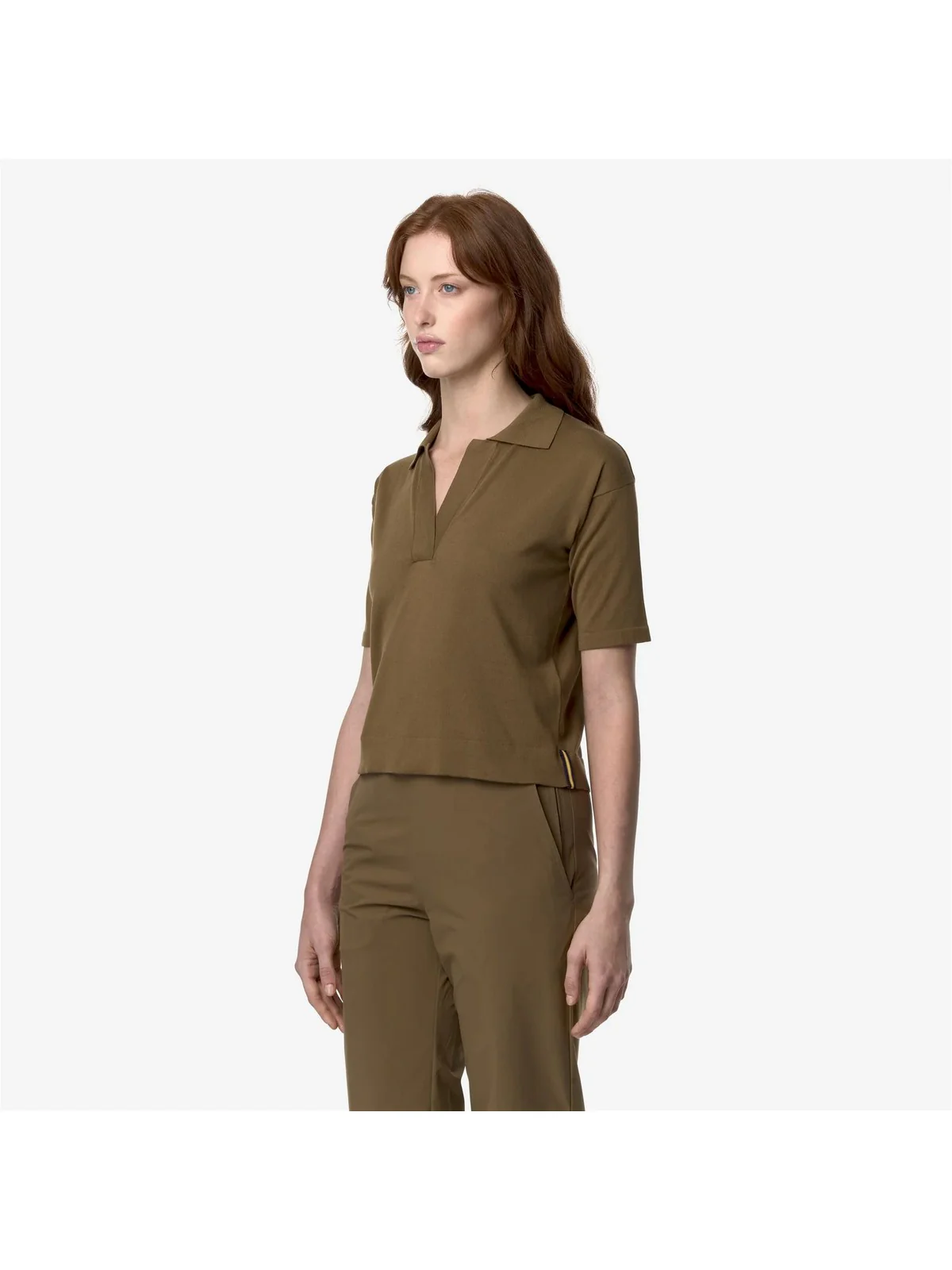K-WAY T-Shirt e Polo Donna Marlhes K4123RW 045 Marrone - Image 5