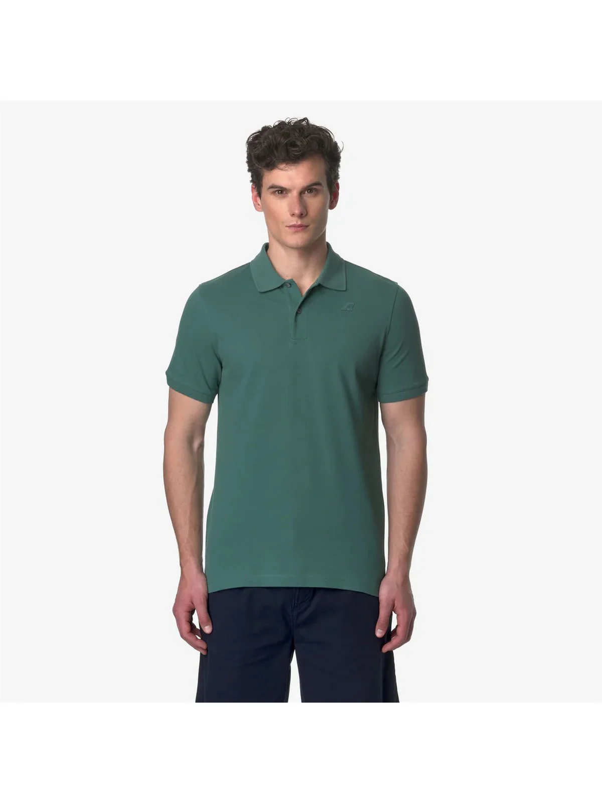 K-WAY T-Shirt e Polo Uomo Amedee K5127BW XE0 Verde - Image 2