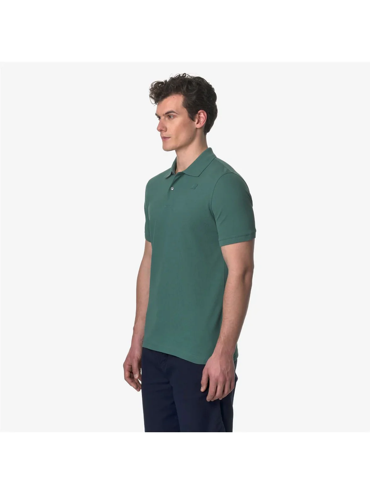 K-WAY T-Shirt e Polo Uomo Amedee K5127BW XE0 Verde - Image 4