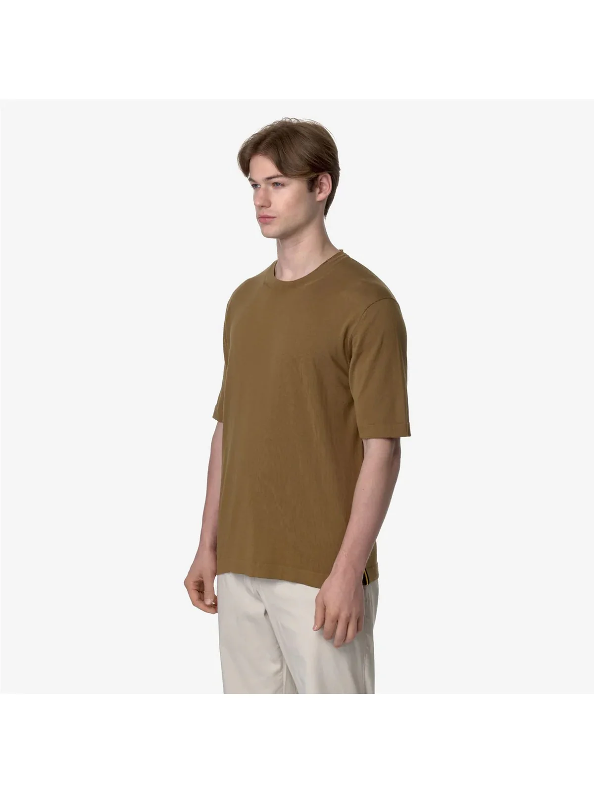 K-WAY T-Shirt e Polo Uomo Combe K4126SW 045 Marrone - Image 3