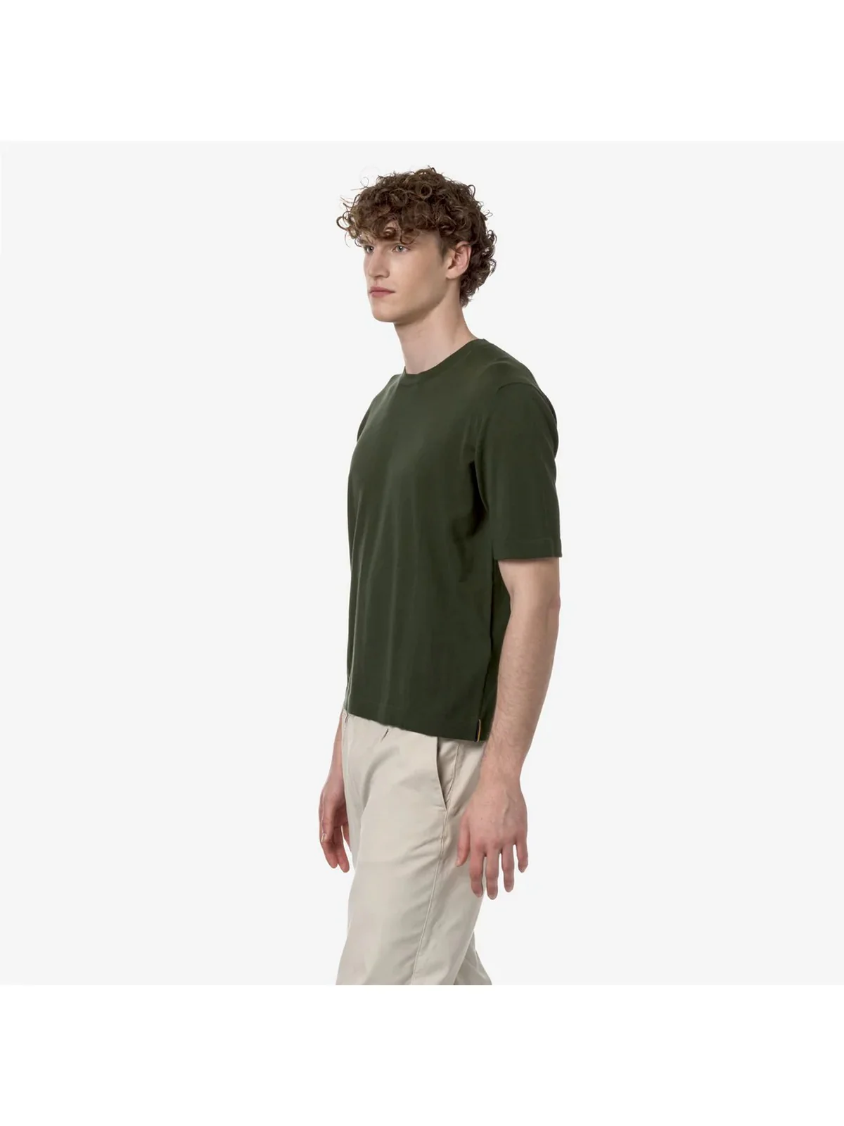 K-WAY T-Shirt e Polo Uomo Combe K4126SW 576 Verde - Image 3