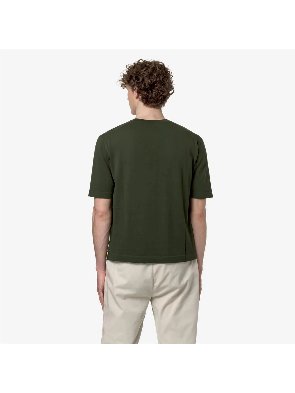 K-WAY T-Shirt e Polo Uomo Combe K4126SW 576 Verde - Image 4