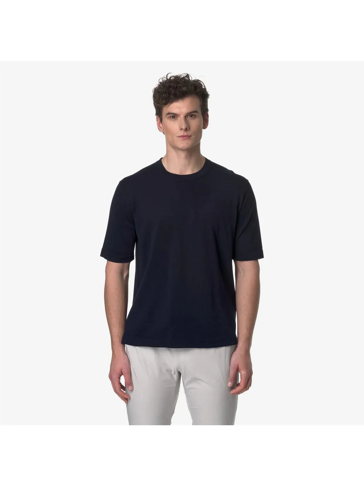 K-WAY T-Shirt e Polo Uomo Combe K4126SW K89 BLUE DEPTH - Image 4