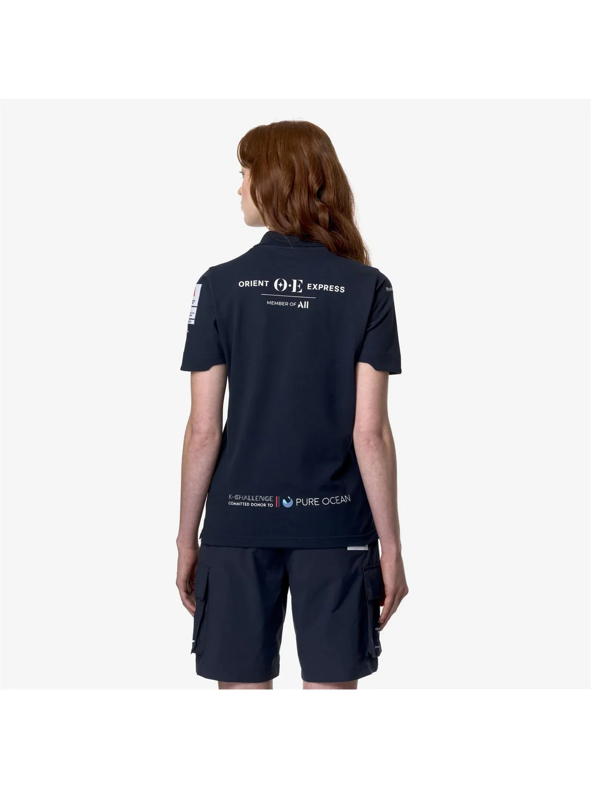 K-WAY T-Shirt e Polo Uomo Drosay Orient Express Team Ac K2131BW B29 Blu - Image 5