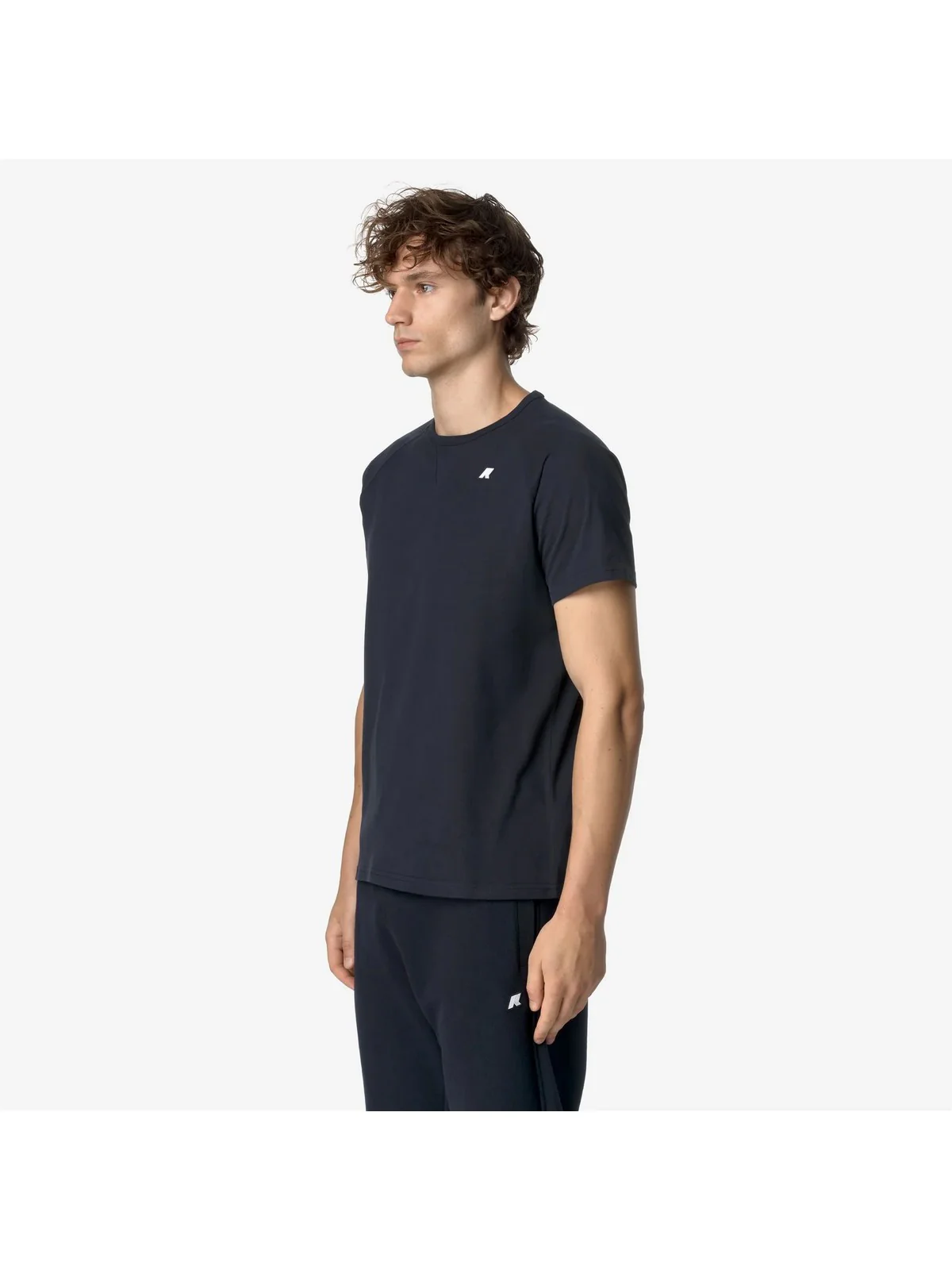 K-WAY T-Shirt e Polo Uomo EDWING JS PEACH K2125KW K89 Blu - Image 3