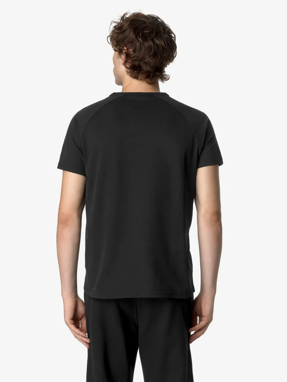 K-WAY T-Shirt e Polo Uomo EDWING JS PEACH K2125KW USY Nero - Image 5
