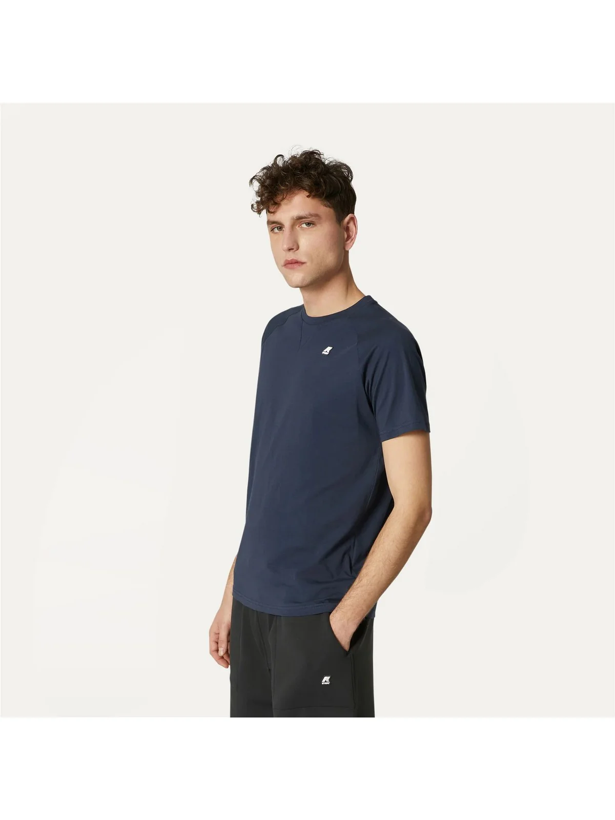 K-WAY T-Shirt e Polo Uomo Edwing K0074Q0 K89 Blu - Image 2