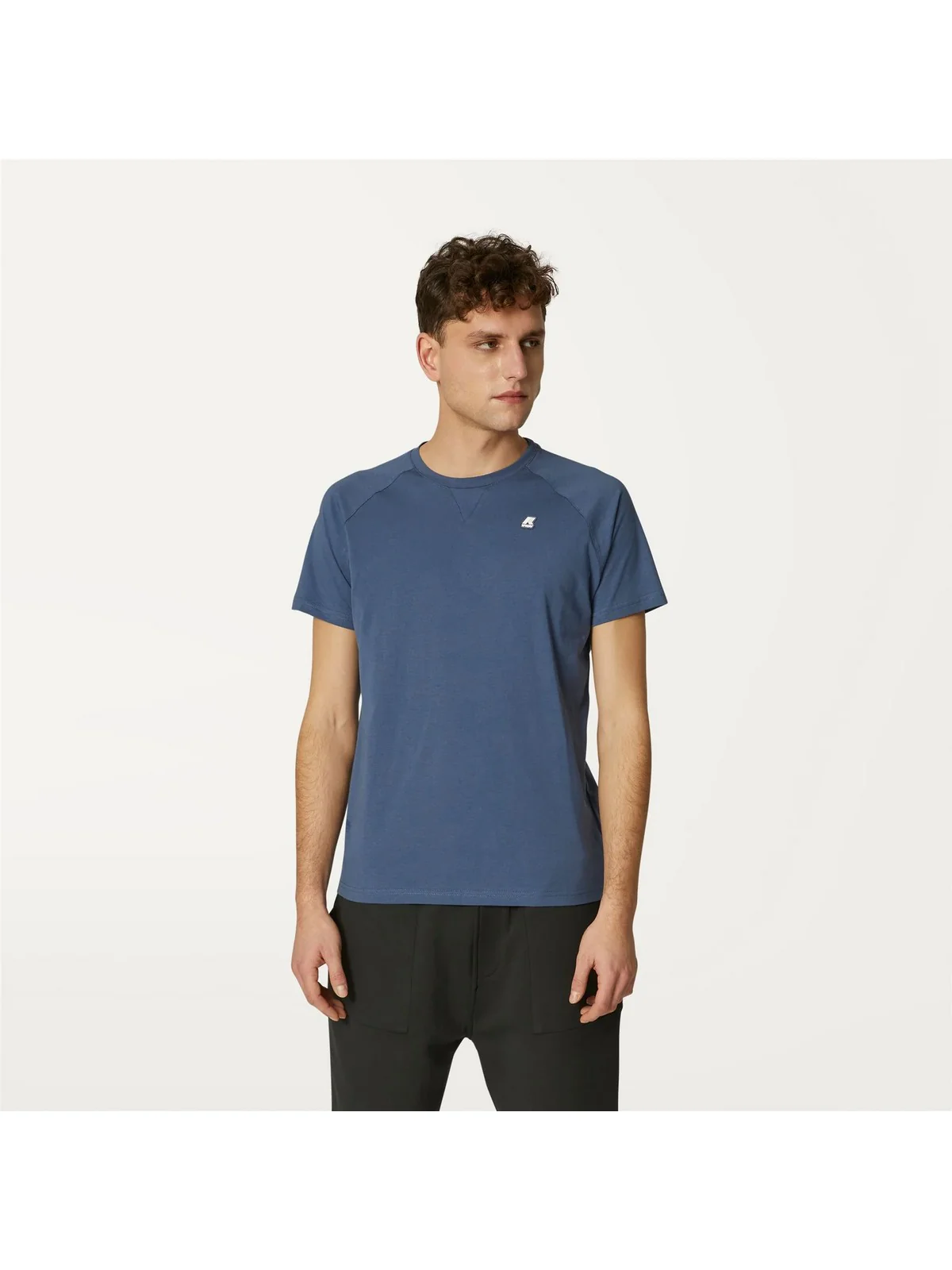 K-WAY T-Shirt e Polo Uomo Edwing K0074Q0 K89 Blu - Image 4
